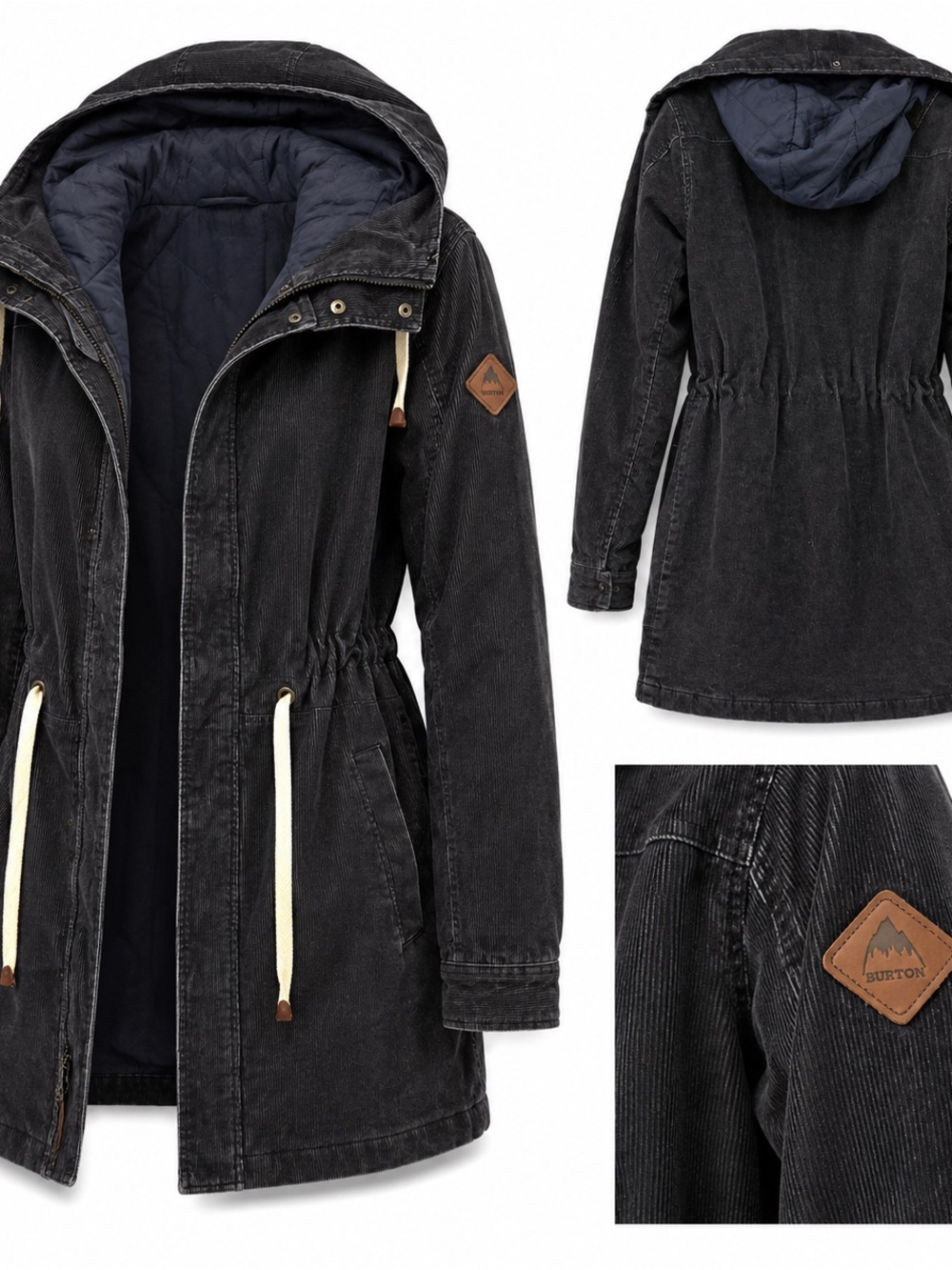 Burton Corduroy Jacket in Navy